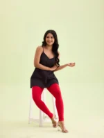 Cotton Stretch Ankle Length Leggings - Image 6