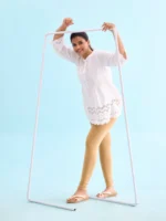 Cotton Stretch Ankle Length Leggings - Image 4